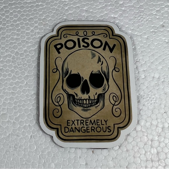 Poison Dark Witchy Occult Magick Spell Witchcraft Goth Single Decor MAGNET - Picture 4 of 4